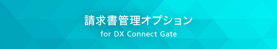 請求書管理オプションfor DX Connect Gate